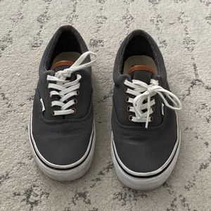 Grey canvas Vans sneakers
